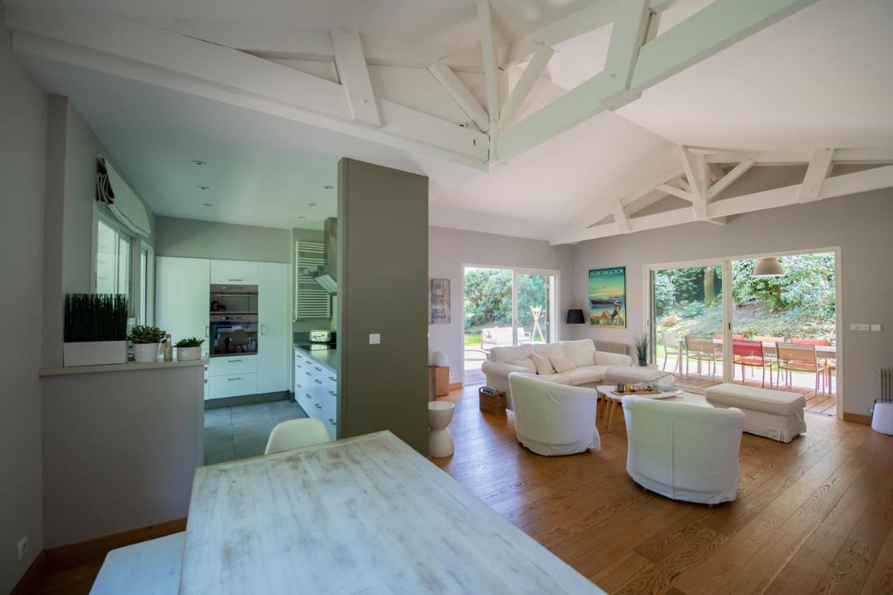 Villa Spacieuse A Arcachon, Proche Plages, Jardin Екстер'єр фото
