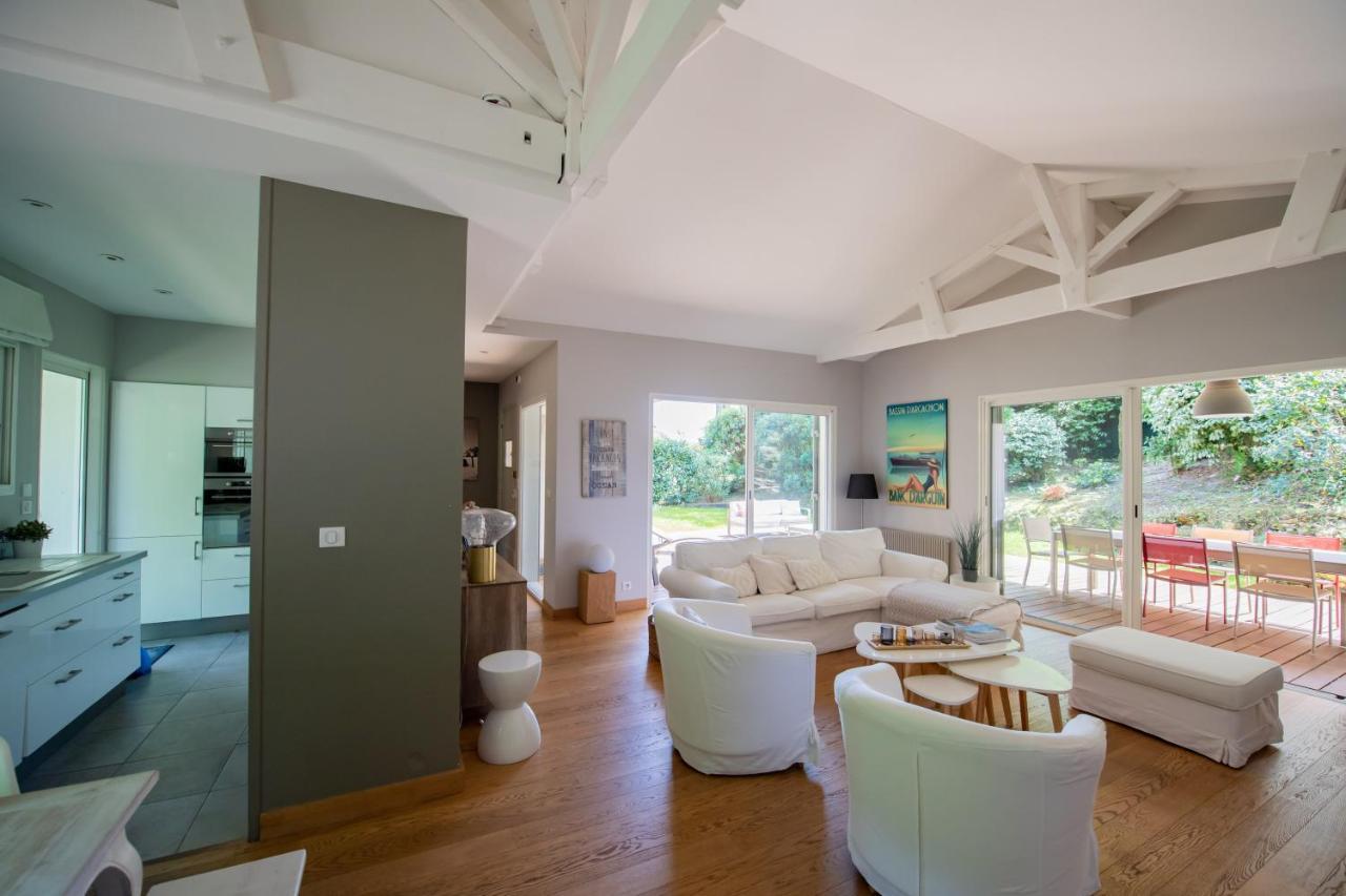 Villa Spacieuse A Arcachon, Proche Plages, Jardin Екстер'єр фото